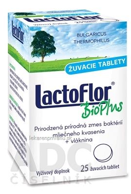 LactoFlor BioPlus žuvacie tablety