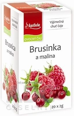 APOTHEKE PREMIER SELECTION ČAJ BRUSNICA A MALINA