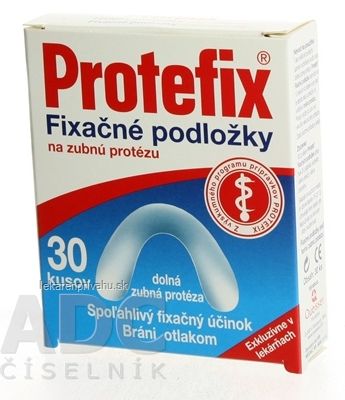 Protefix Fixačné podložky na dolnú zubnú protézu