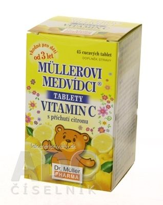 MÜLLEROVE medvedíky - vitamín C