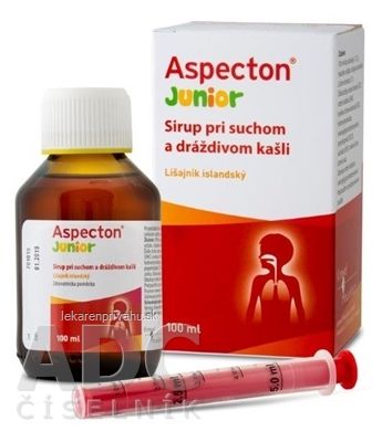 Aspecton Junior sirup pri suchom a dráždivom kašli