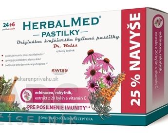 HERBALMED PASTILKY pre posilnenie imunity - Dr.W.