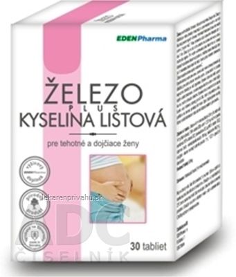 EDENPharma ŽELEZO PLUS KYSELINA LISTOVÁ