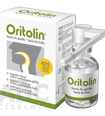 Oritolin sprej do krku - 425 dávok