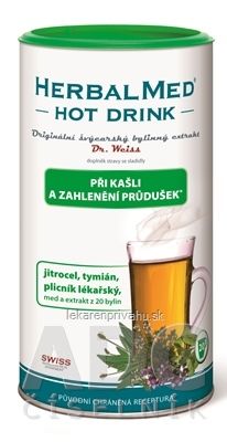 HERBALMED HOT DRINK kašeľ a priedušky-Dr.Weiss