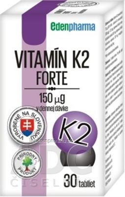 EDENPharma VITAMÍN K2 Forte