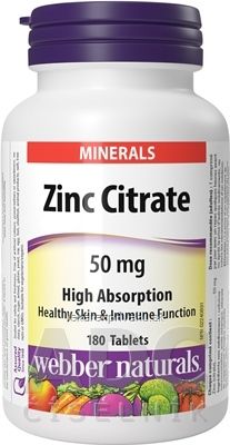 Webber Naturals Zinok 50 mg