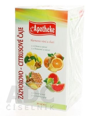 APOTHEKE PREMIER SELECTION ČAJ ZÁZVOR-CITRUS ZMES