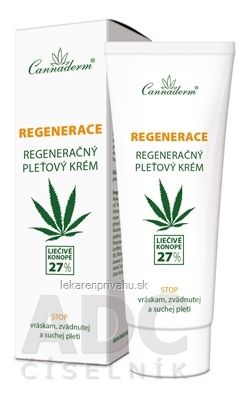 Cannaderm REGENERACE regeneračný krém