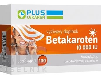 PLUS LEKÁREŇ Betakarotén 10 000 IU