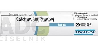 GENERICA Calcium 500 forte