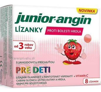 Junior-angin lízanky pre deti