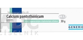 GENERICA Calcium pantothenicum krém