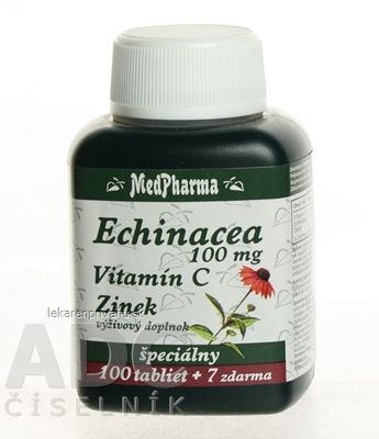 MedPharma ECHINACEA 100MG, VITAMÍN C, ZINOK