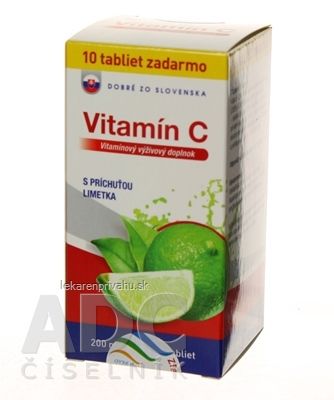 Dobré z SK Vitamín C 200 mg príchuť LIMETKA