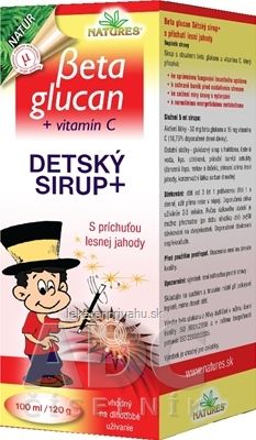 NATURES BETA GLUCAN DETSKY SIRUP+