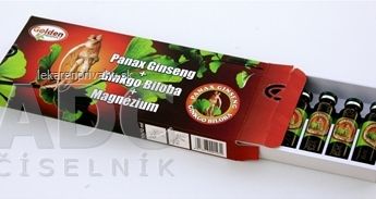 Golden - Panax Ginseng + Ginkgo Biloba + Magnézium