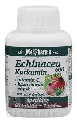 MedPharma ECHINACEA 600 Forte - Kurkumín