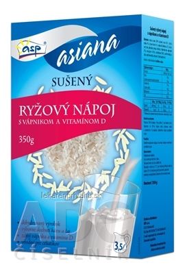 asp RYŽOVÝ NÁPOJ s vápnikom a vitamínom D