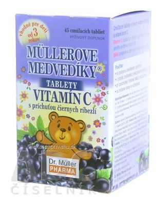 MÜLLEROVE medvedíky - vitamín C